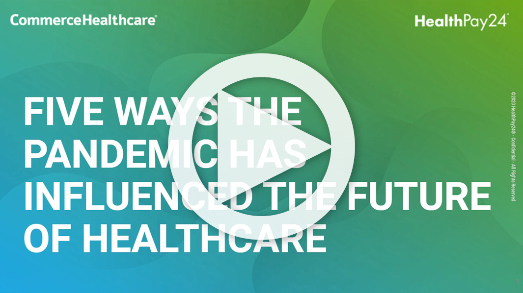 The title slide of the webinar presentation with a play button overlaid on top of it.